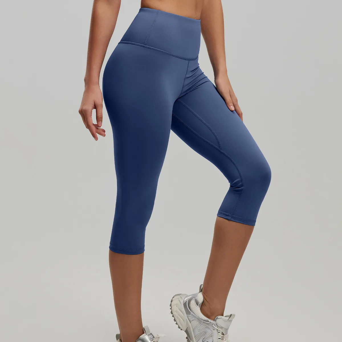 Women Fashion Casual Summer Solid Color Yoga Leggings