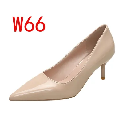 Women Fashion Elegant Solid Color High-Heeled Shoes