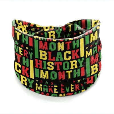 Women Fashion Casual Color Block Sports Wide-Brimmed Knot Headband