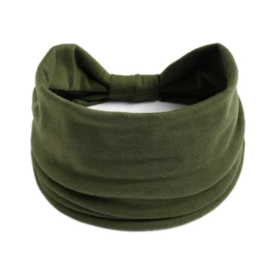 Women Fashion Solid Color Stretch Sports Headband