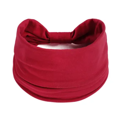 Women Fashion Solid Color Stretch Sports Headband