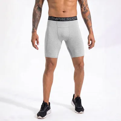 Men Fashion Casual Summer High Elastic Quick-Drying Sports Shorts
