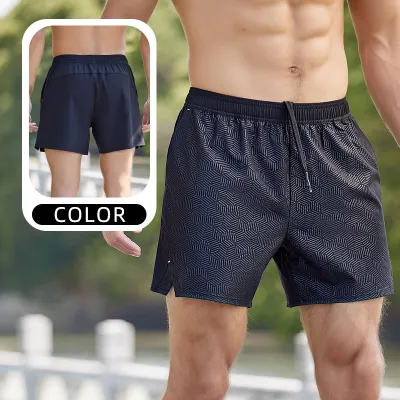 Men Fashion Casual Summer Stitching Breathable Quick-Drying Sports Shorts