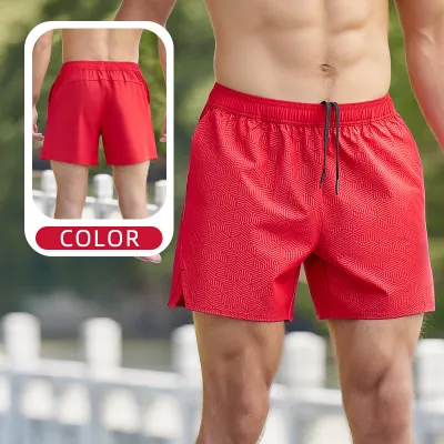 Men Fashion Casual Summer Stitching Breathable Quick-Drying Sports Shorts