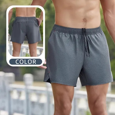 Men Fashion Casual Summer Stitching Breathable Quick-Drying Sports Shorts