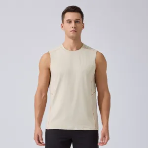 Men Fashion Casual Summer Solid Color Quick-Drying Breathable Sports Sleeveless Tank Top