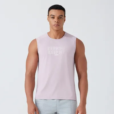 Men'S Fashion Casual Summer Printed Quick-Drying Breathable Sports Sleeveless Tank Top