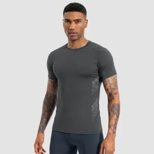 Men Fashion Casual Summer Printed Quick-Drying Breathable Short-Sleeve Sports T-Shirt