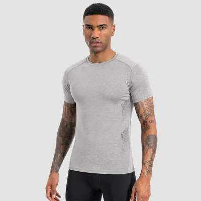 Men Fashion Casual Summer Printed Quick-Drying Breathable Short-Sleeve Sports T-Shirt