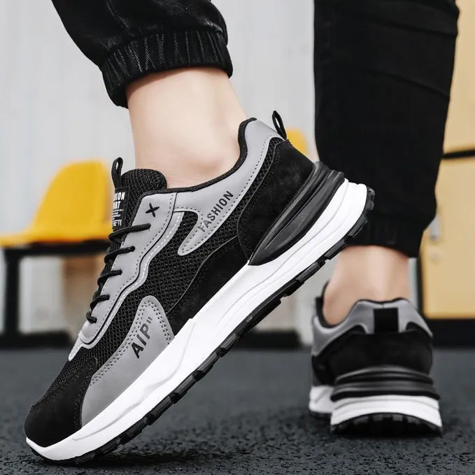 Men'S Fashion Casual Summer Breathable Mesh Platform Sneakers