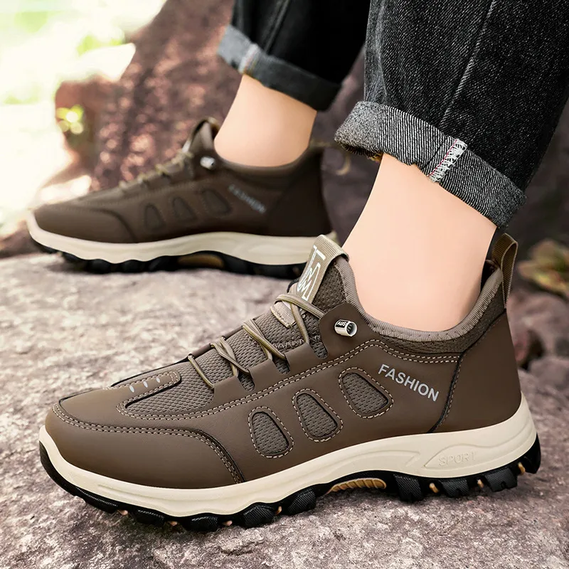 Men'S Fashion Casual Outdoor Mountaineering Soft-Soled Sneakers