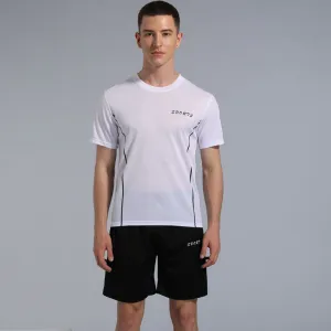 Men'S Fashion Casual Summer Ice Silk Quick-Drying Short-Sleeve T-Shirt Loose Shorts Sports Two-Piece Set