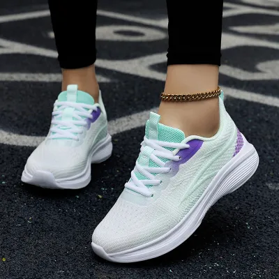 Women Fashion Casual Spring Mesh Breathable Lightweight Non-Slip Soft Sole Sneakers