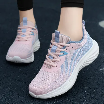 Women Fashion Casual Spring Mesh Breathable Lightweight Non-Slip Soft Sole Sneakers