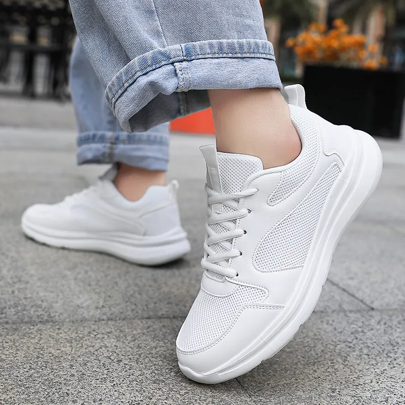 Women Fashion Casual Solid Color Breathable Sneakers