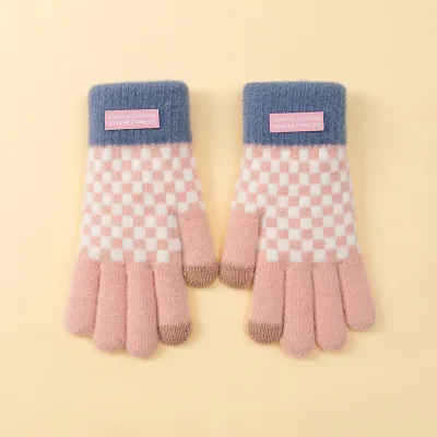 Women'S Fashion Casual Winter Cold-Proof Warm Knitted Gloves