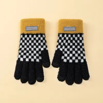Women'S Fashion Casual Winter Cold-Proof Warm Knitted Gloves