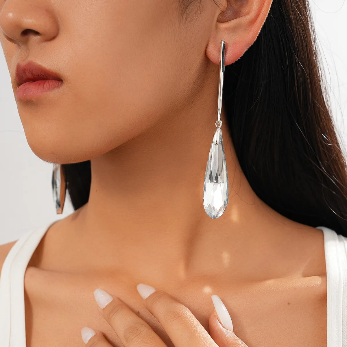 Personalized Glass Drop Earrings