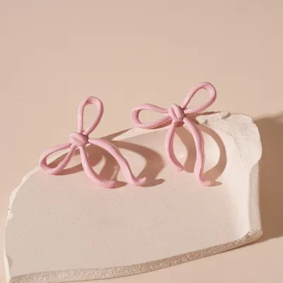 Simple Fashion Bow Earrings