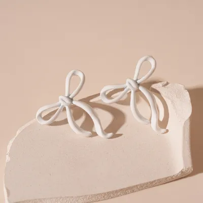 Simple Fashion Bow Earrings