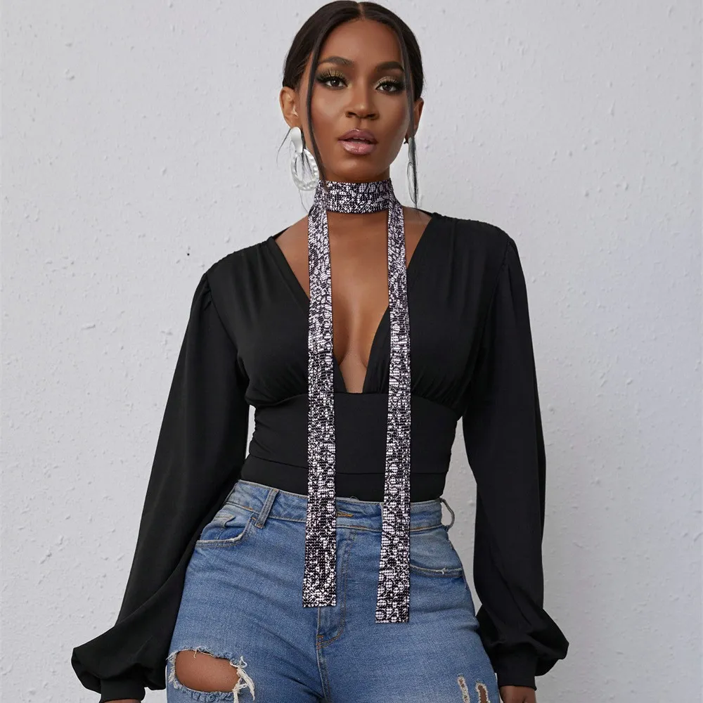 Women Fashion Sequins Scarf