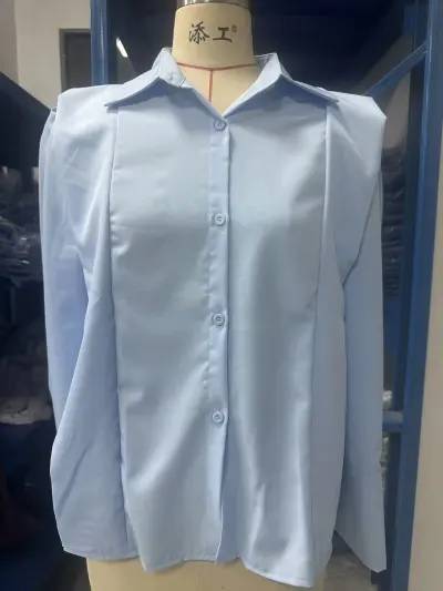 Autumn Women Fashion Solid Color Lapel Long Sleeve Shirt