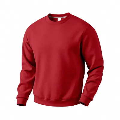 Men'S Fashion Casual Simple Autumn And Winter Solid Color Round Neck Long-Sleeve Sweatshirt