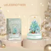 W1412 Green Christmas Tree Music Box Lighting Dust Cover 276PCS