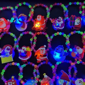 Christmas Cartoon Silicone Bracelet Necklace Ring