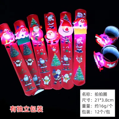 Christmas Cartoon Silicone Bracelet Necklace Ring