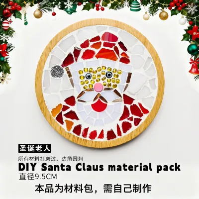 Christmas Coaster Mosaic Diy Handmade Material Bag