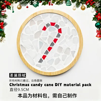 Christmas Coaster Mosaic Diy Handmade Material Bag