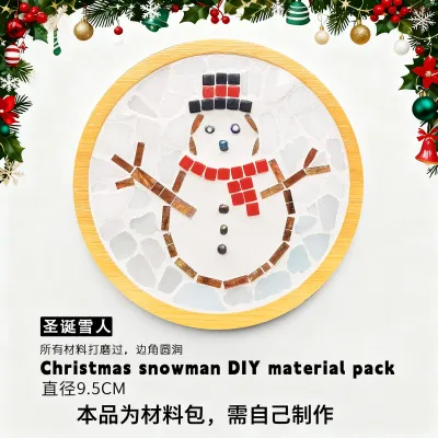 Christmas Coaster Mosaic Diy Handmade Material Bag