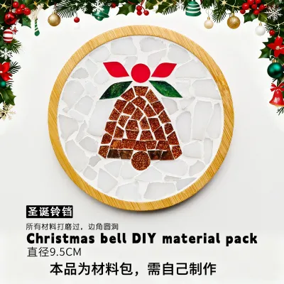 Christmas Coaster Mosaic Diy Handmade Material Bag