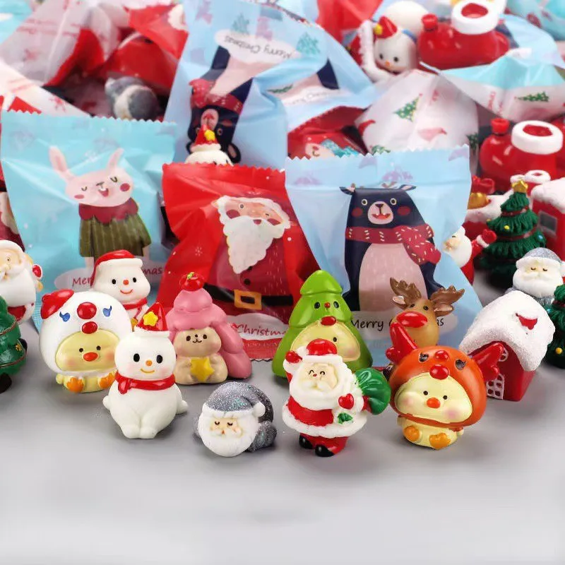 Christmas Mini Cute Santa Claus Toy Decoration Small Ornaments