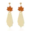 #02-Maple Leaf Ghost Earrings