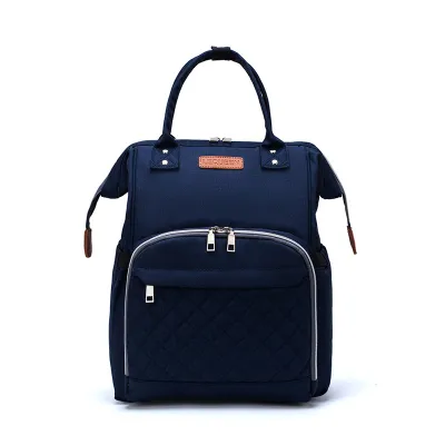 Fashion Casual Color Block Large Capacity Diaper Bag