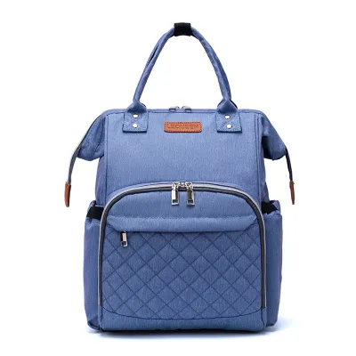 Fashion Casual Color Block Large Capacity Diaper Bag