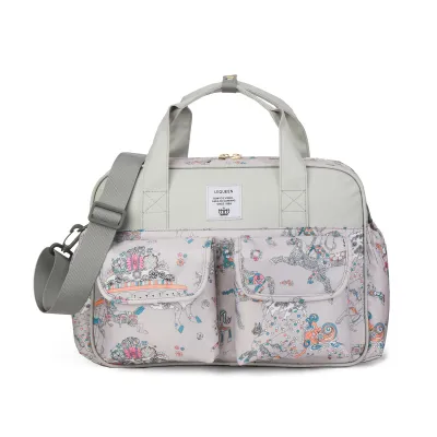 Fashion Casual Printed Waterproof Large Capacity Diaper Bag