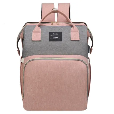 Fashion Casual Travel Multi-Function Waterproof Large Capacity Diaper Bag