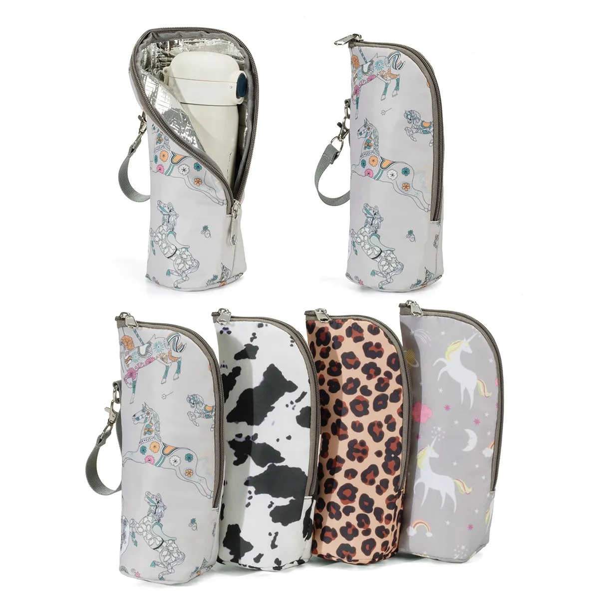 Fashion Casual Printed Thermos Bag Bottle Diaper Bag