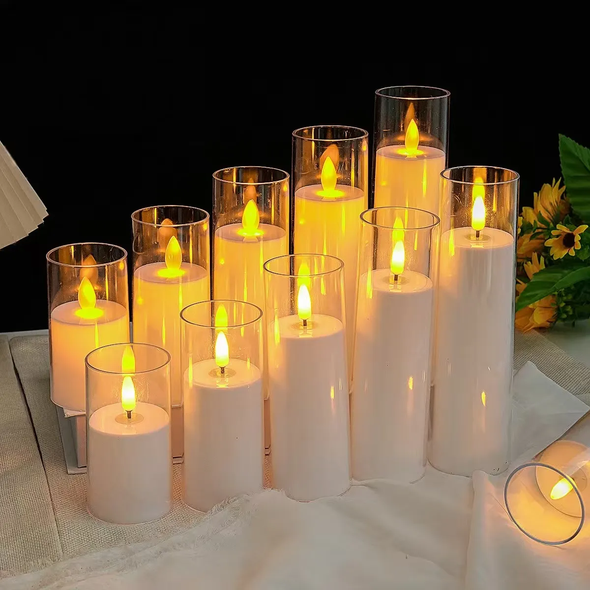 LED Electronic Candle Holiday Party Birthday Atmosphere Decoration