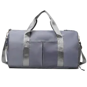 Fashion Casual Solid Color Sports Large-Capacity Dry And Wet Separation Duffle Bags