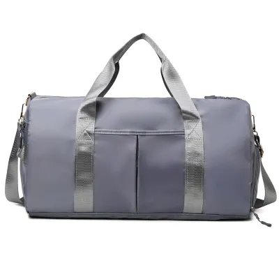Fashion Casual Solid Color Sports Large-Capacity Dry And Wet Separation Duffle Bags