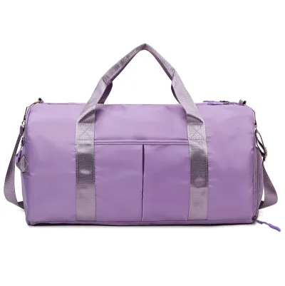 Fashion Casual Solid Color Sports Large-Capacity Dry And Wet Separation Duffle Bags