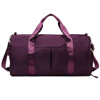 Fashion Casual Solid Color Sports Large-Capacity Dry And Wet Separation Duffle Bags