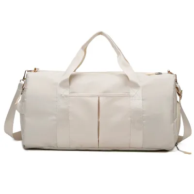 Fashion Casual Solid Color Sports Large-Capacity Dry And Wet Separation Duffle Bags