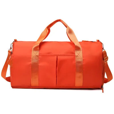 Fashion Casual Solid Color Sports Large-Capacity Dry And Wet Separation Duffle Bags