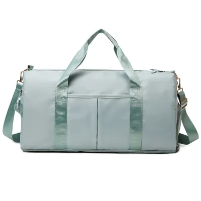 Fashion Casual Solid Color Sports Large-Capacity Dry And Wet Separation Duffle Bags