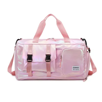 Fashion Casual Bright Sports Large-Capacity Dry And Wet Separation Duffle Bags